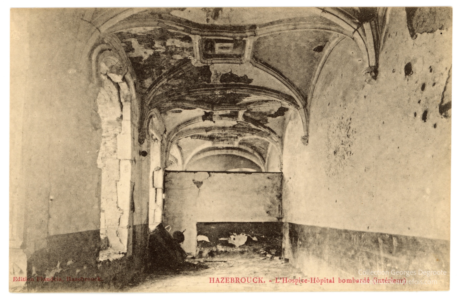 L'Hospice-Hôpital bombardé (Intérieur)