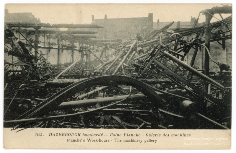 Hazebrouck bombardé - Usine Plancke