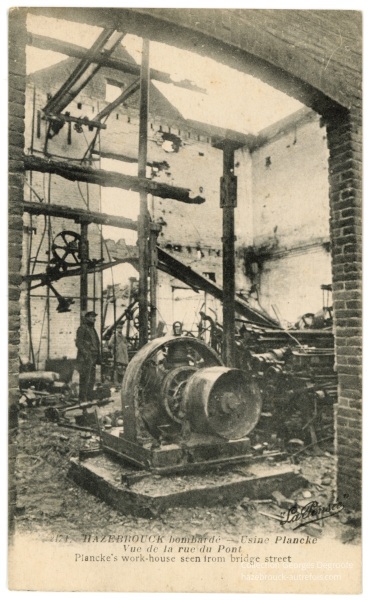 Hazebrouck bombardé - Usine Plancke