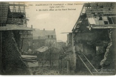 Hazebrouck bombardé - Hôtel National