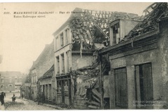 Hazebrouck bombardé - Rue de Rubecque