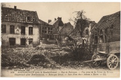 Hazebrouck après le Bombardement - Rue de Rubecque