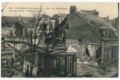 Hazebrouck bombardé - Rue des Hollandais