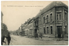 Hazebrouck bombardé - Ruines dans la rue Nationale