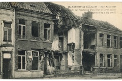 Hazebrouck bombardé - Rue Nationale