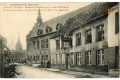 Hazebrouck bombardé - Derrière l'Hôpital