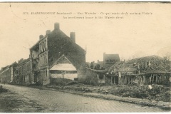 Hazebrouck bombardé - Rue Warein