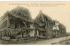 Hazebrouck bombardé - Rue Warein