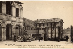 Hazebrouck après le bombardement - La maison d'Arrêt prise de