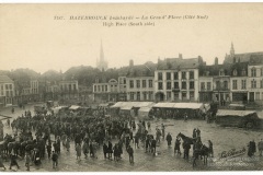 Hazebrouck bombardé - La Grand' Place (Coté Sud)