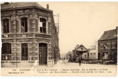 Hazebrouck après le bombardement - Rue Donckèle et la Poste
