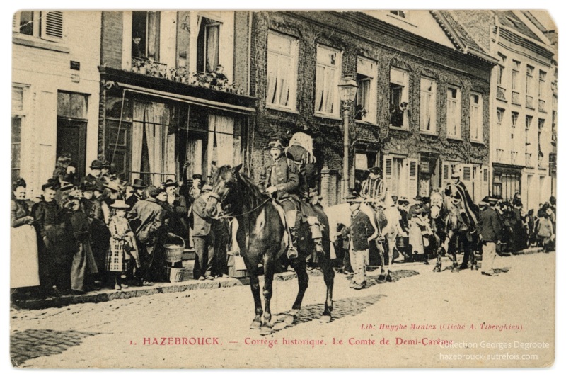 Cortège historique. Le Comte de Demi-Carême