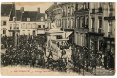 Cortège historique - Le char de la Ville d'Hazebrouck