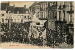 Cortège historique - Le char de la Ville d'Hazebrouck