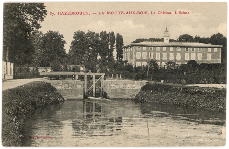 La Motte-Aux-Bois. Le Château. L'Écluse
