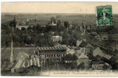 Vue panoramique vers la rue de Merville