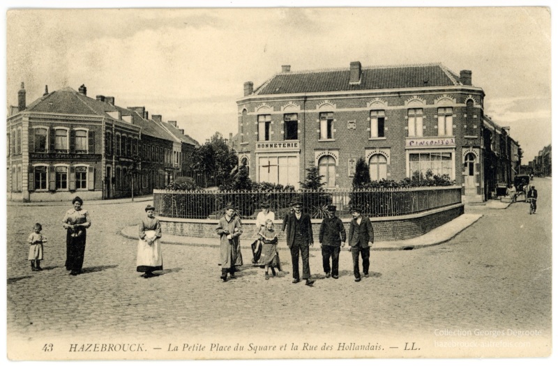 La petite place du square et la rue des Hollandais