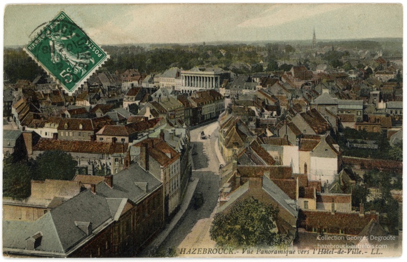 Vue panoramique vers l'Hôtel de Ville