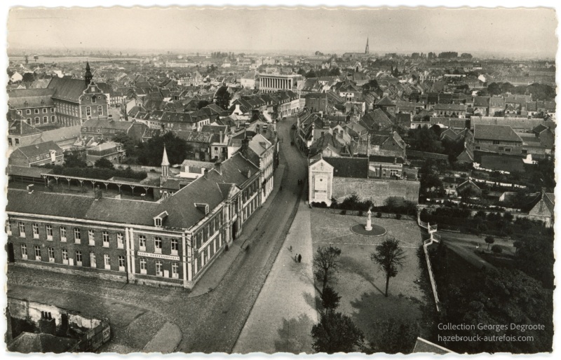 Vue panoramique vers l'Hôtel de Ville